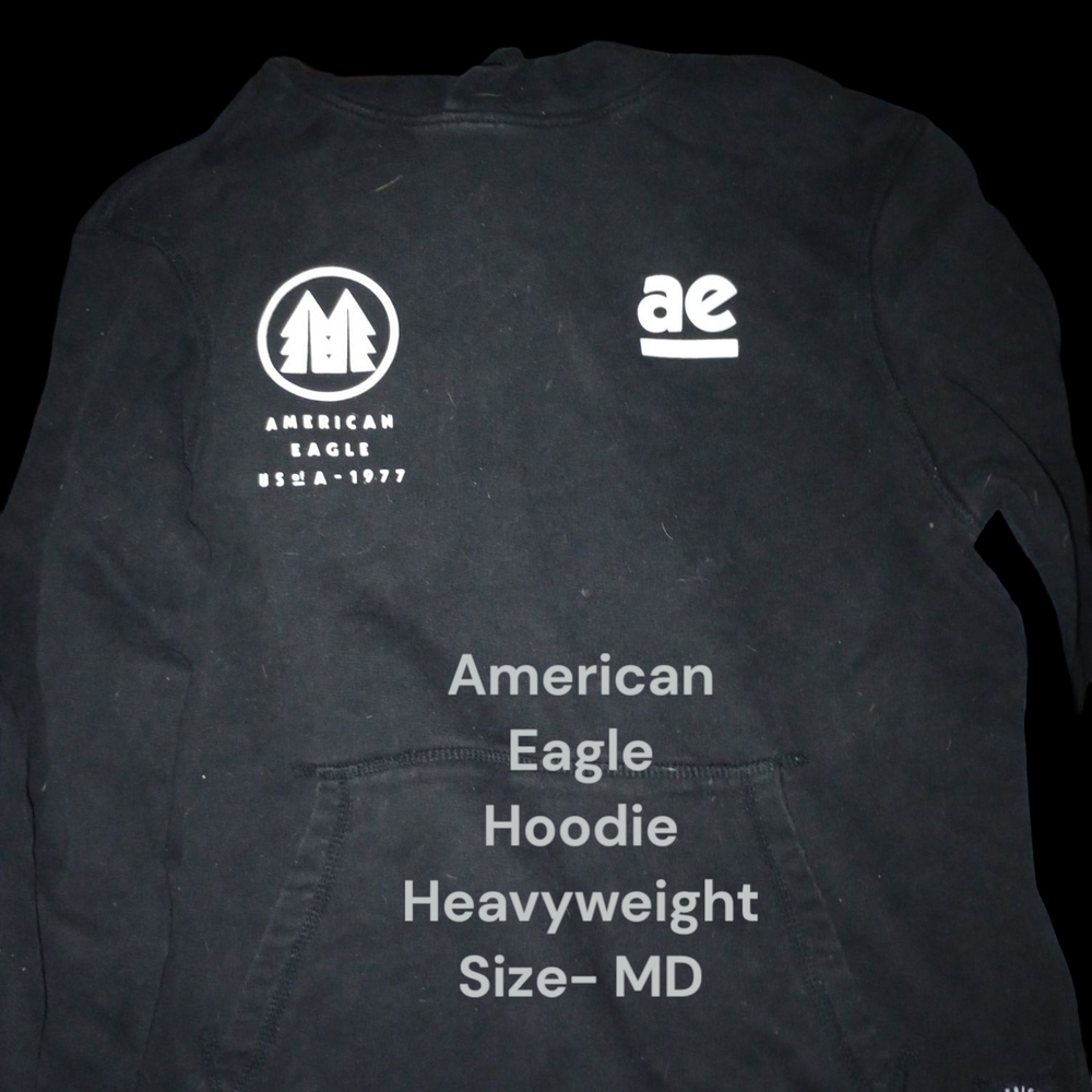 American Eagle Outfitters Black Sweatshirt Hoodie